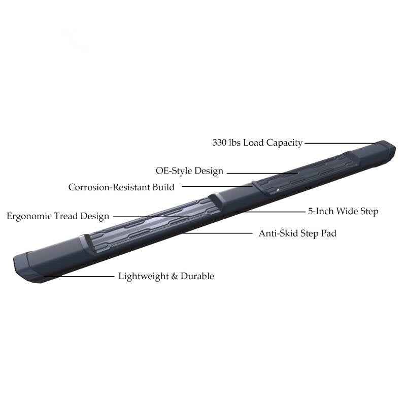 Black Horse Offroad PEF380 Running Board 300-lb Capacity