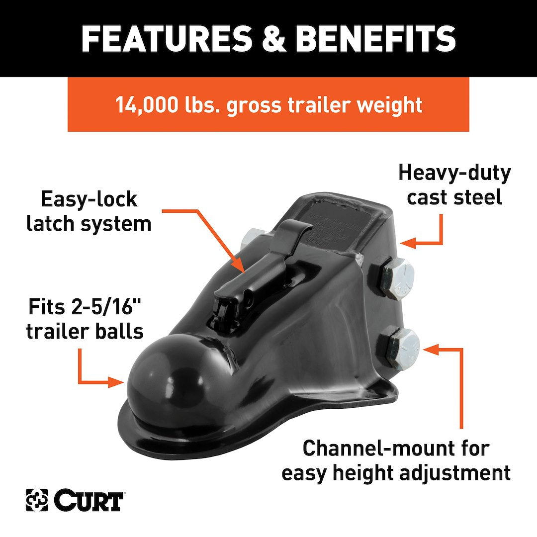 Curt 25330 Trailer Coupler - image 2