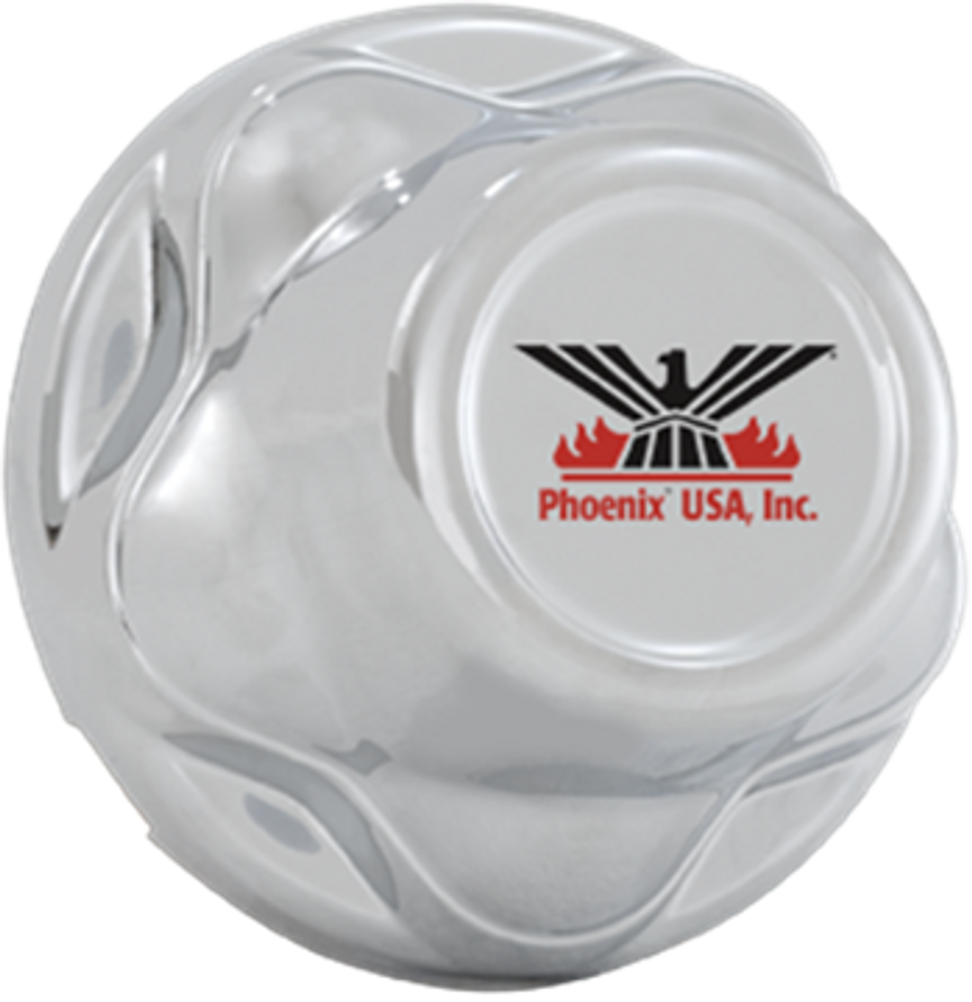 Phoenix USA QT545CHN Chrome Plated Silver Wheel Center Cap