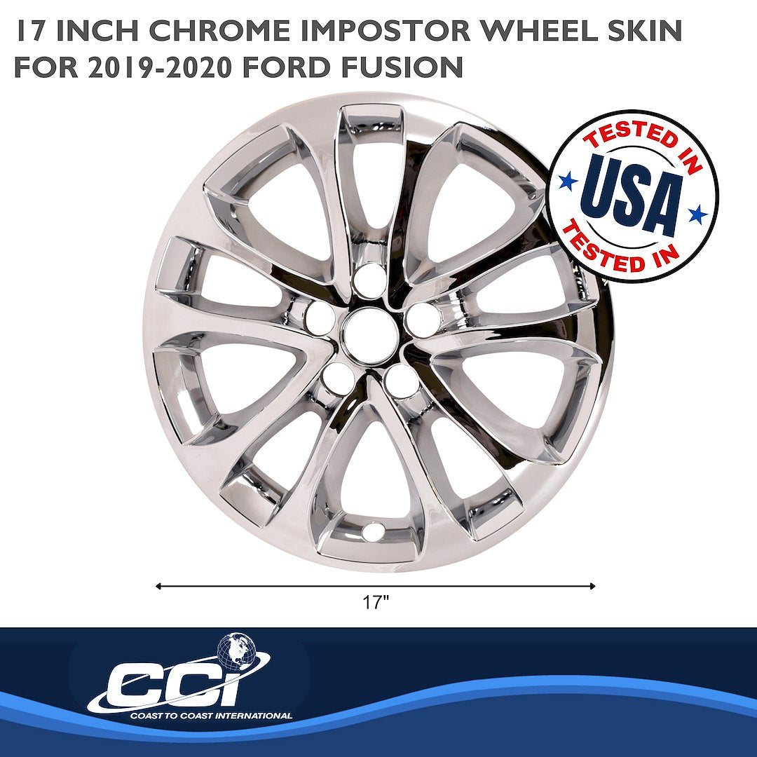 Coast To Coast IMP471X Fusion Chrome 17-Inch Wheel Skins - image 2
