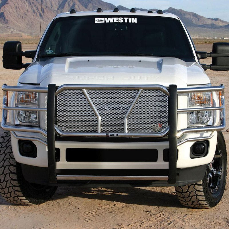 Westin HDX Ford Truck Grille Guard – Polished Stainless Steel – 57-2370