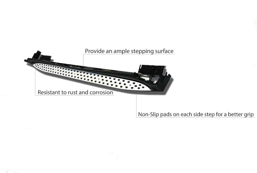 Black Horse Offroad Replica Running Board RMWGL-13 400-lb Capacity