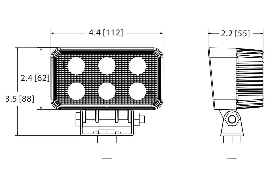 Ecco EW2411 900-Lumen LED Flood Work Light