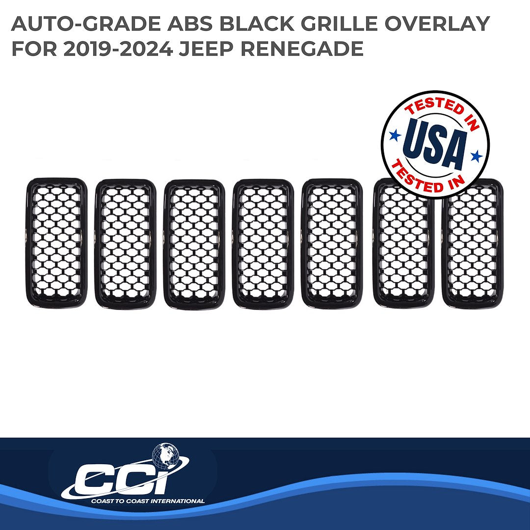 Coast To Coast GI503BLK Renegade Black Mesh Grille Overlay - image 2