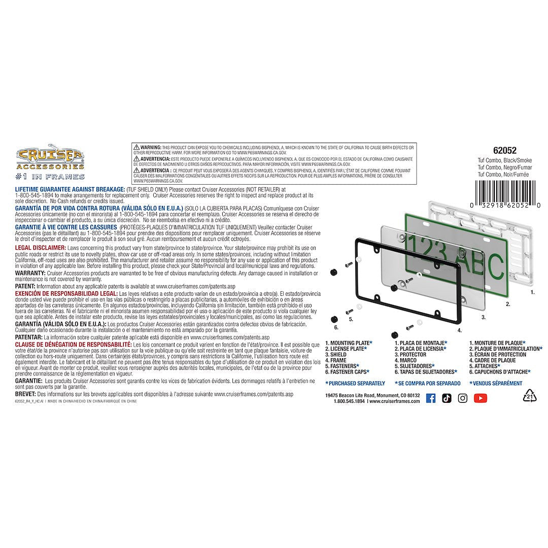 Cruiser 62052 License Plate Frame - image 3