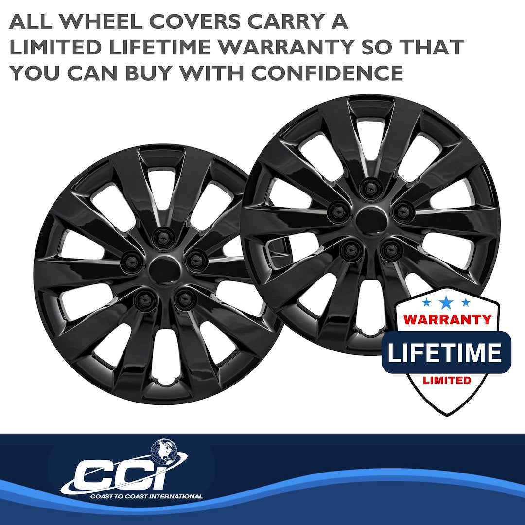 Coast To Coast 52116BLK Sentra 16-Inch Black Covers