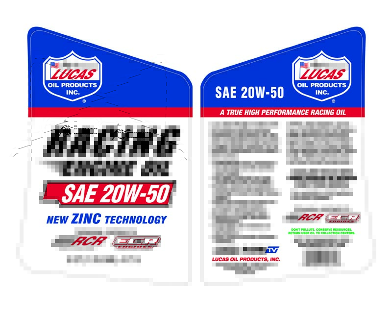 Lucas Oil 10621 SAE 20W-50 Synthetic Racing Oil