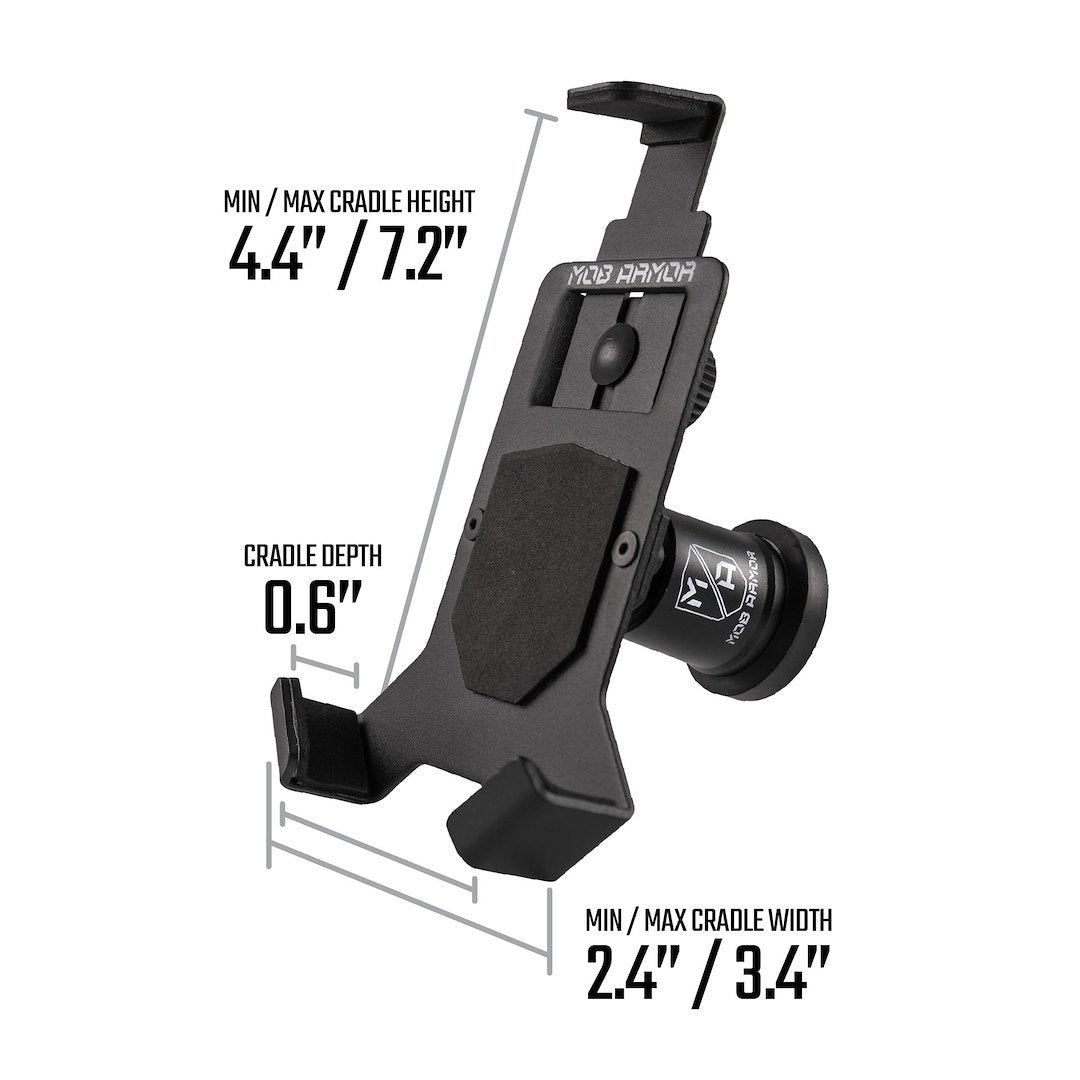 Mob Armor Mobm2-Blk-Lg Large Black Magnetic Phone Mount
