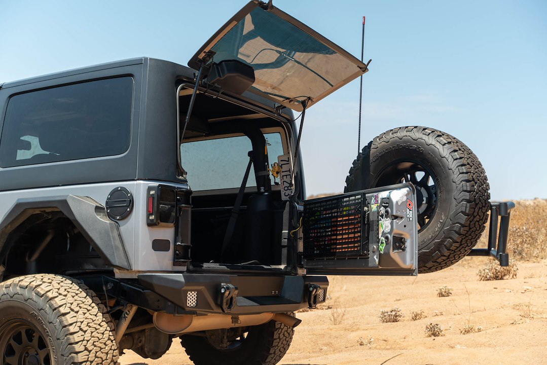 DV8 Offroad TCJK-14 Wrangler JK Spare-Tire Carrier