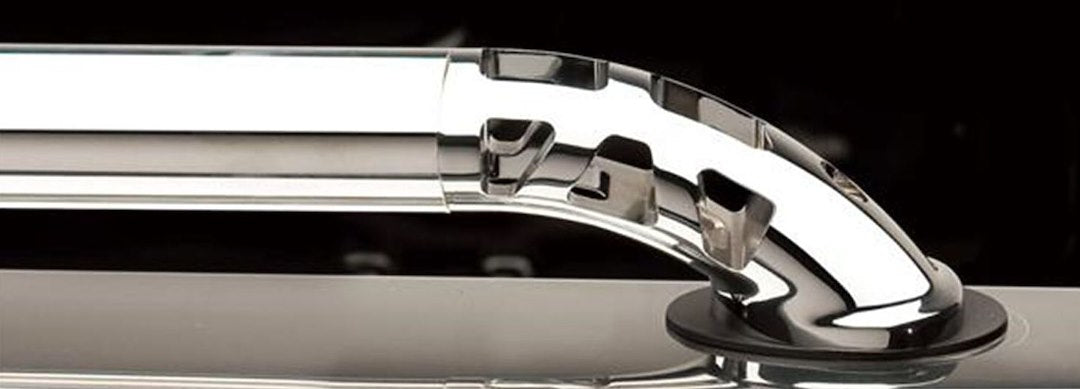 Putco 89857GM Silver Polished Round Tube Bed Side Rail