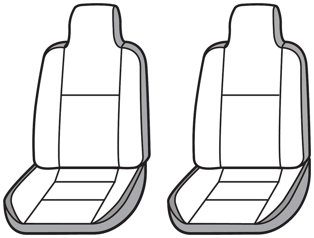 Covercraft SS2388PCCH Charcoal High-Back Bucket Seat Covers - image 1