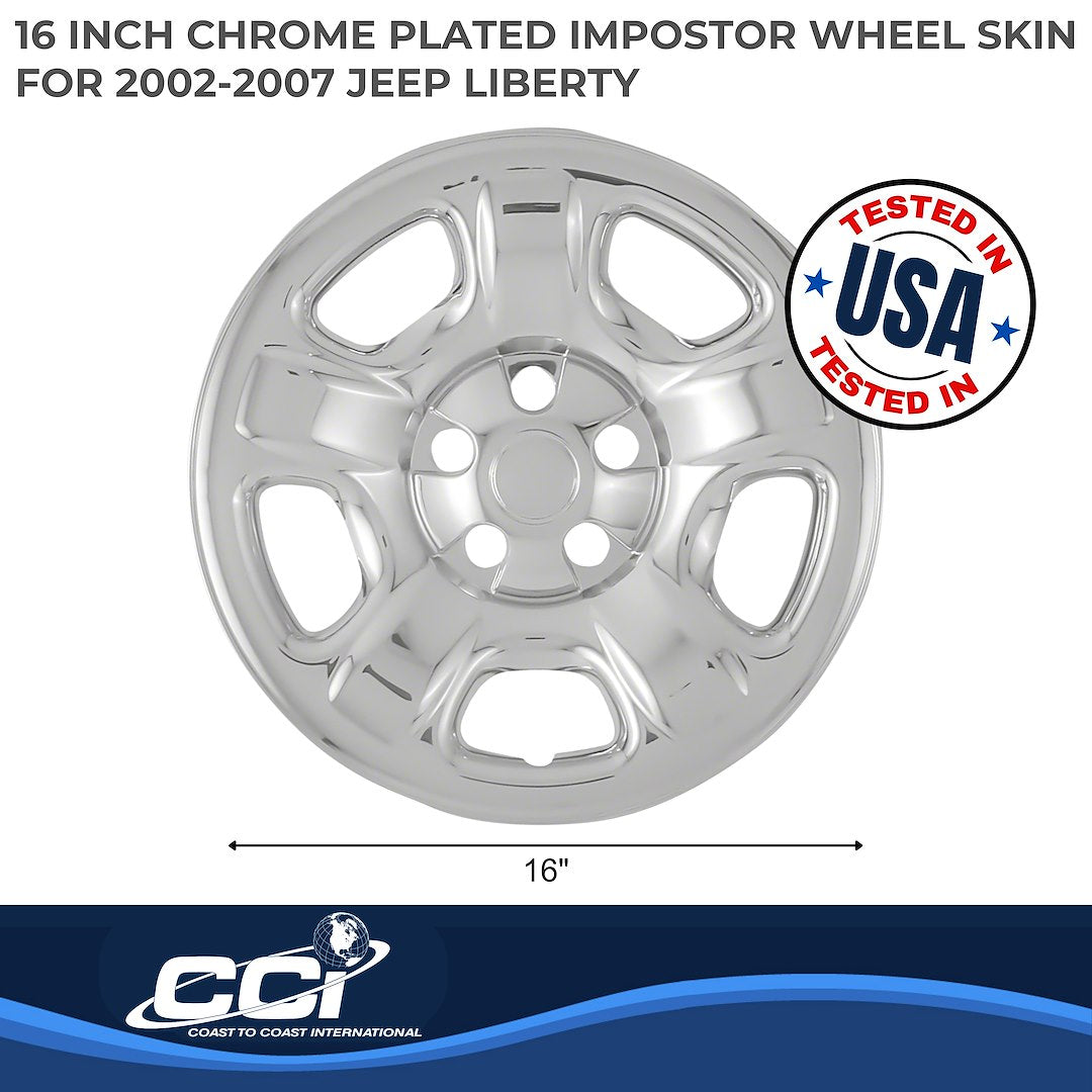 Coast To Coast IMP40X Chrome Liberty Impostor Wheel Skins - image 2