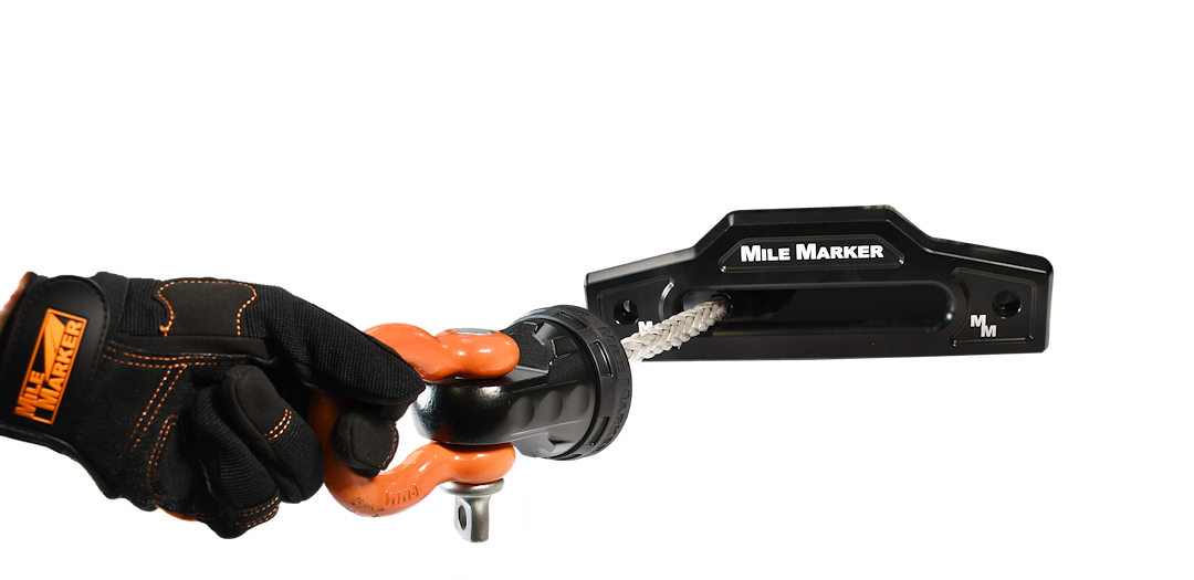 Mile Marker 60-12100-CB Aluminum Winch Cable Shackle Mount
