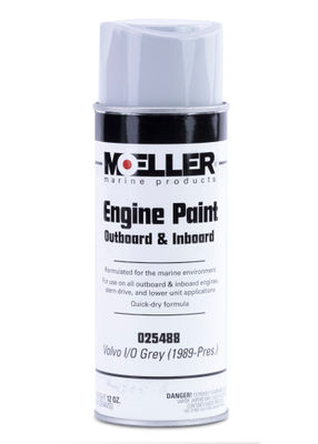 MOELLER Marine Products 12 Ounce Volvo I/o Gray Engine Paint (025488)