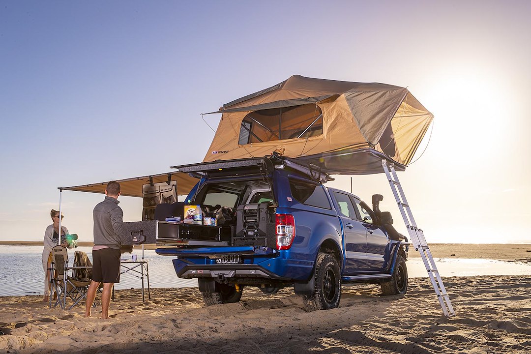 ARB 803300A Vehicle Rooftop Poly/ Cotton Fabric Tent Sleeps 2 Adults - image 10