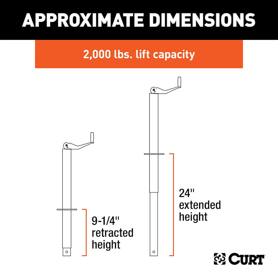 Curt 28202 Trailer Tongue Jack - image 4