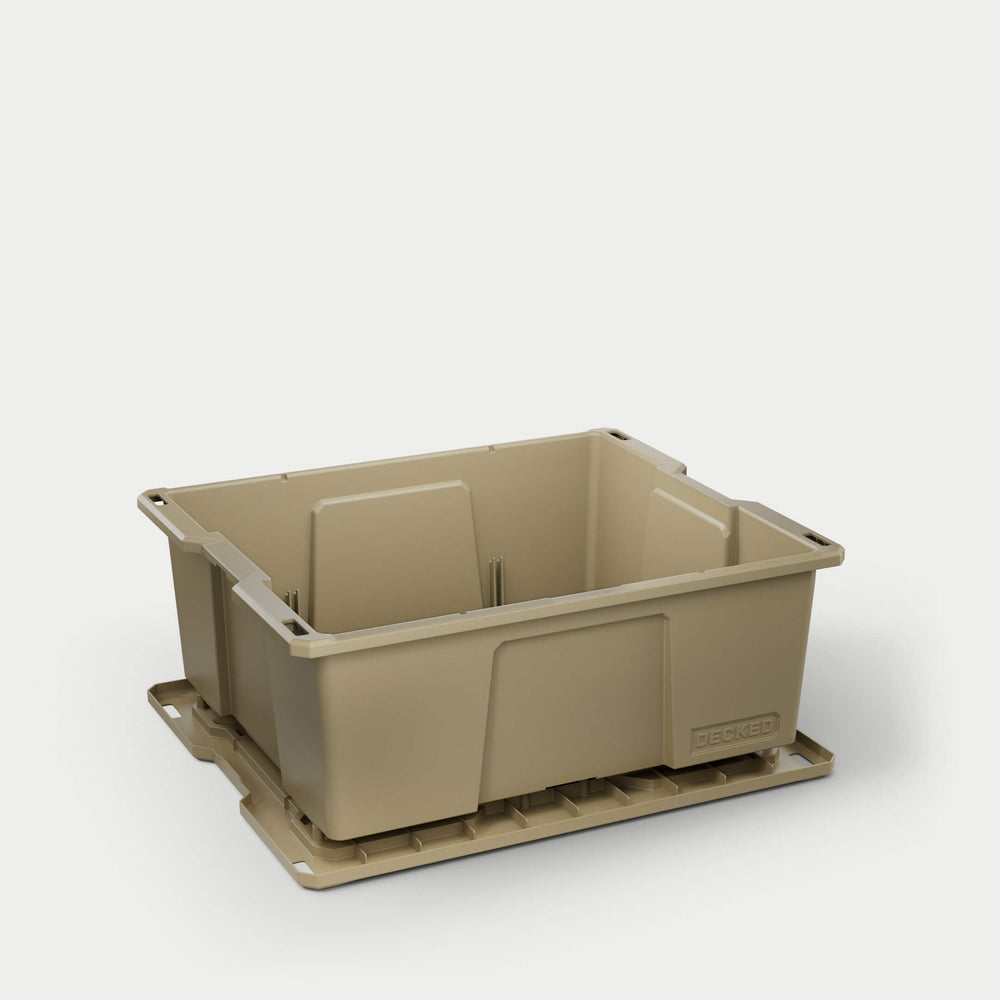 Decked A0040-DBIN-TAN D-co Bin 32 Tan Cargo Organizer