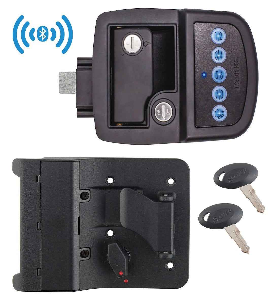 AP Products 013-5091 Entry Door Lock - Black - Paddle