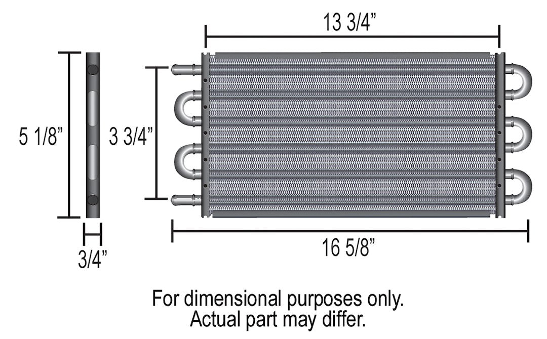 Derale 13102 Series 7000 Compact Transmission Fluid Cooler - image 3