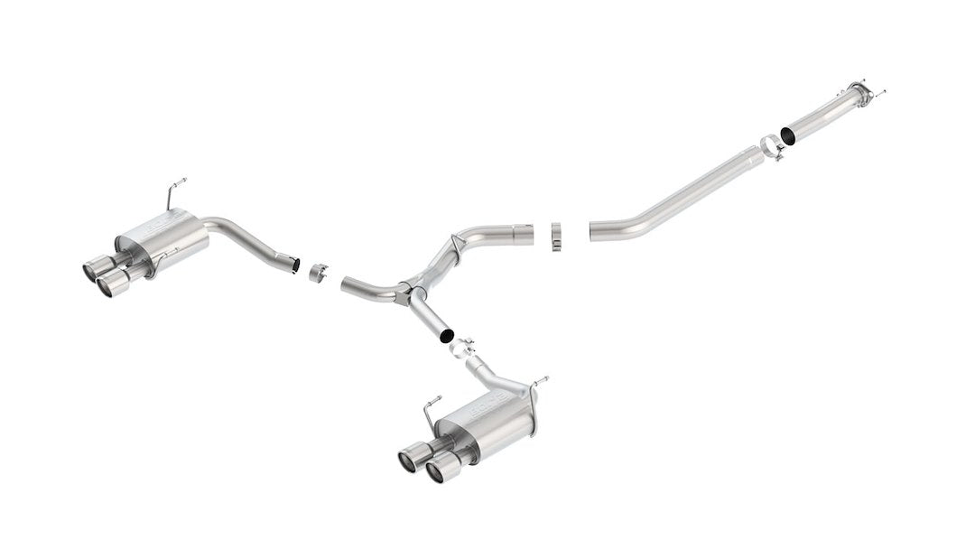 Borla S-Type Cat Back System Single Dual Exhaust System Kit 140595 - image 1
