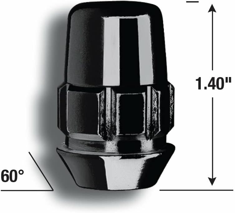 Gorilla 71643NBC Black Wheel Lock Kit, 20 Pack