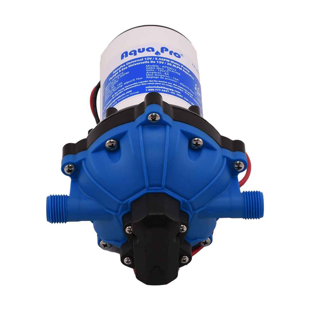 Aqua Pro 21863 Fresh Water Pump - 12V DC, 5.5 GPM, 60 PSI