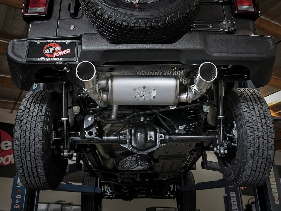 Advanced FLOW Engineering Rebel Cat-Back System Single Dual Exhaust System Kit 49-48066-P - image 8