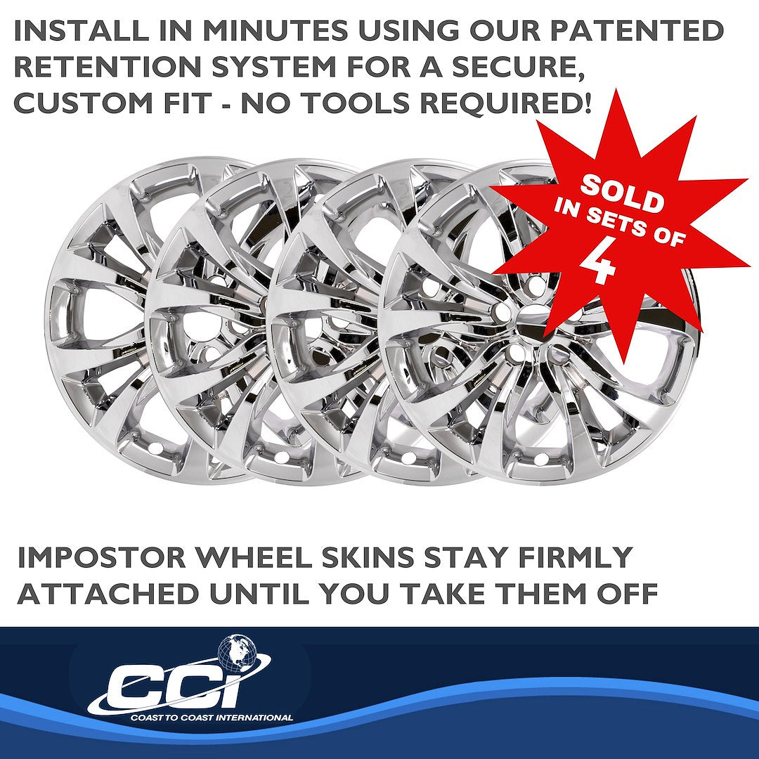 Coast To Coast IMP467X Telluride Chrome 18-Inch Wheel Skins - image 4
