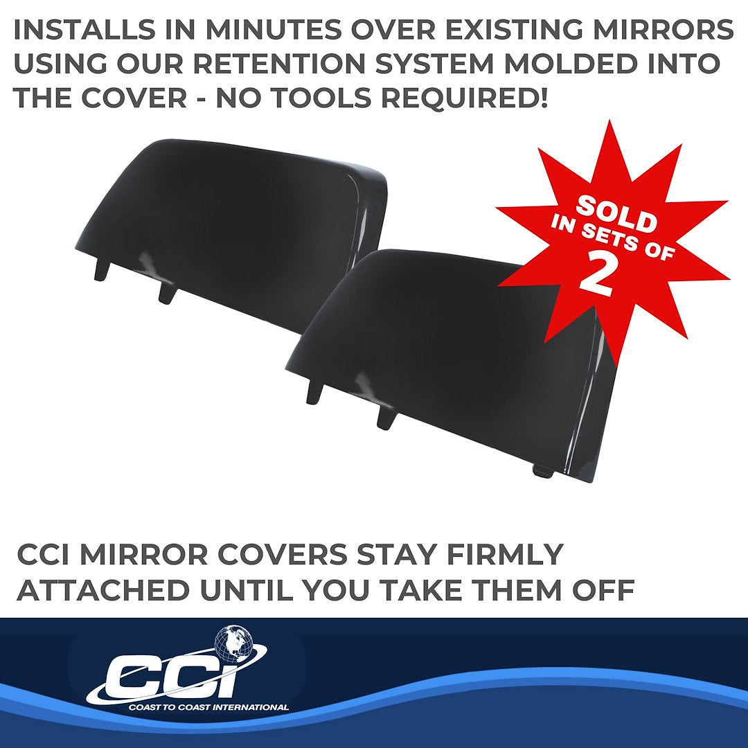 Coast To Coast MC67509RBK Colorado/Canyon Black Mirror Tops - image 3