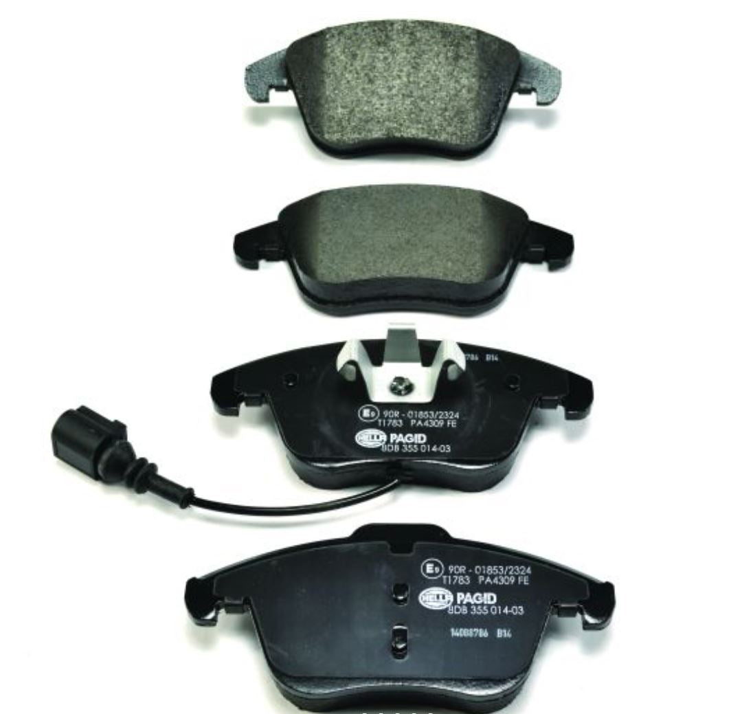 Hella Pagid 355014031 Low-Metallic Disc Brake Pad Set