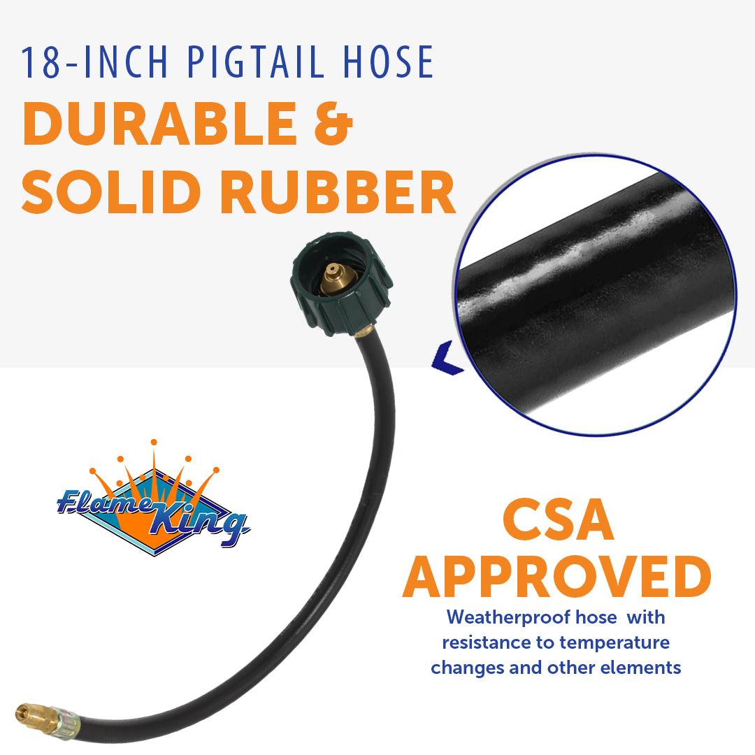 Flame King E18inpt Propane Hose - image 3