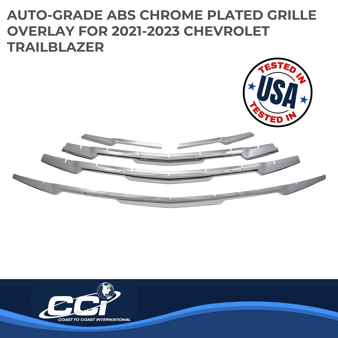 Coast To Coast GI180 Chrome Trailblazer Grille Overlay - image 2