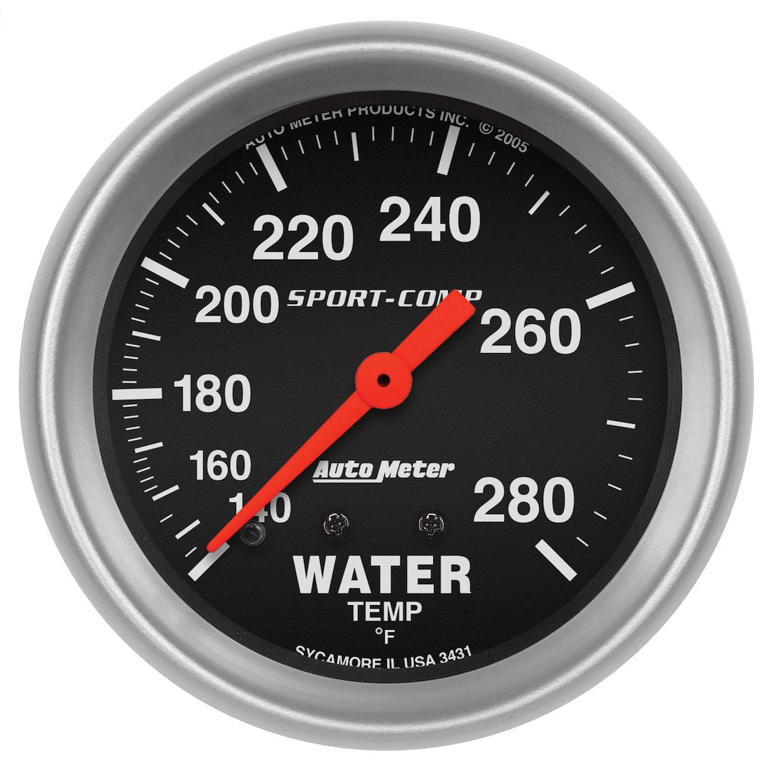 Autometer 3431 Gauge Water Temperature - image 1