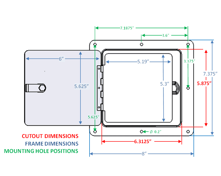 Ultra-Fab Products 48-979010 Access Door - image 3