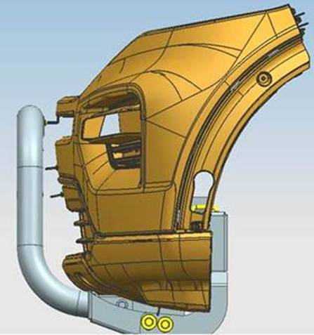 Black Horse Offroad MBT-MR1312 Bull Bar Black Textured 2-1/2 Inch No with skid plate - image 9