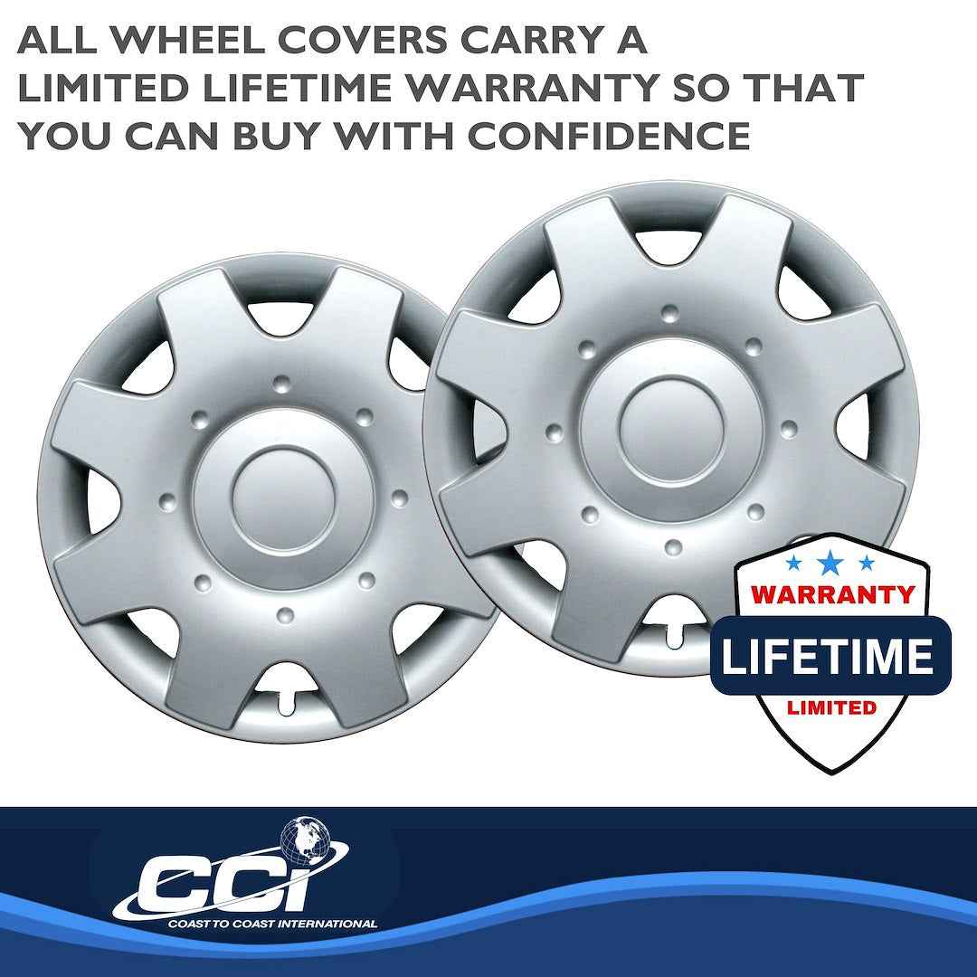 Coast To Coast 18016S Beetle 16-Inch Silver Wheel Covers - image 3