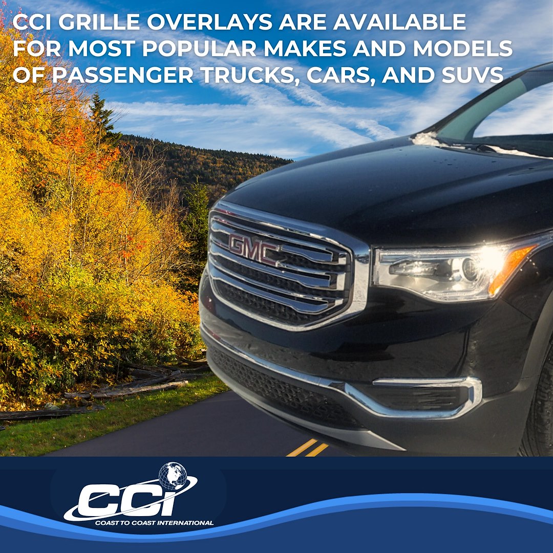 Coast To Coast GI149 Chrome Three-Bar Acadia Overlay - image 5