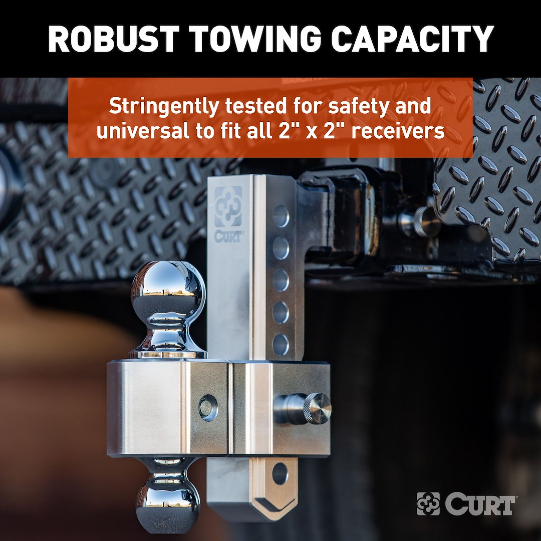 CURT 45365 Alumilite Adjustable Dual-Ball Mount - image 6
