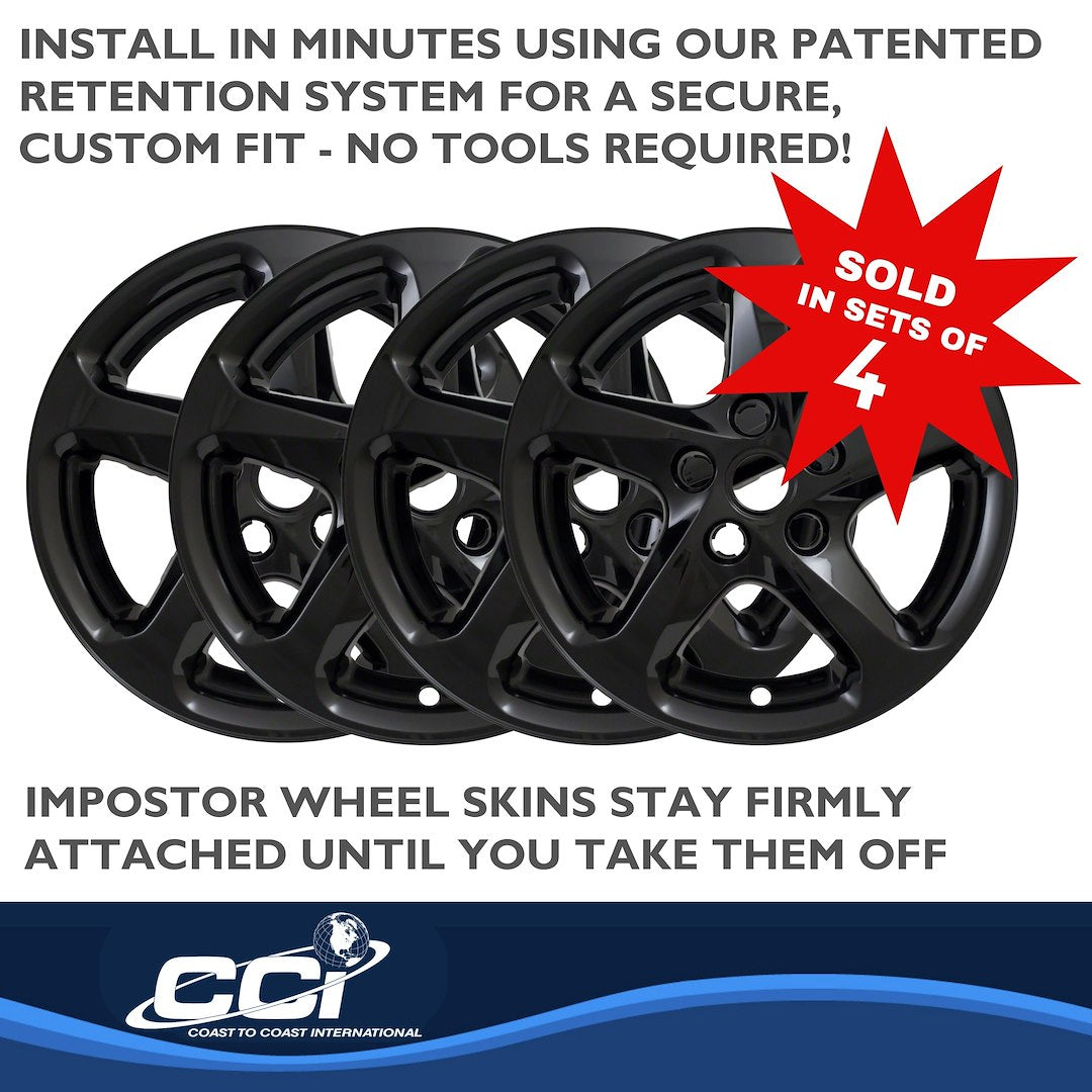 Coast To Coast IMP394BLK Black Malibu Impostor Wheel Skins - image 4