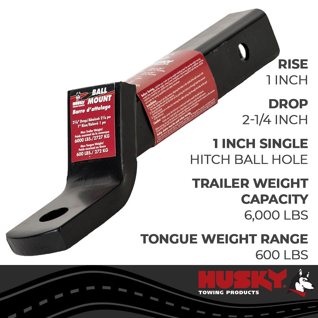 Husky Towing 31362 Trailer Hitch Ball Mount - image 3