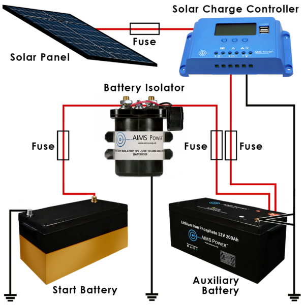 Aims Power Batiso300 Battery Isolator - image 3