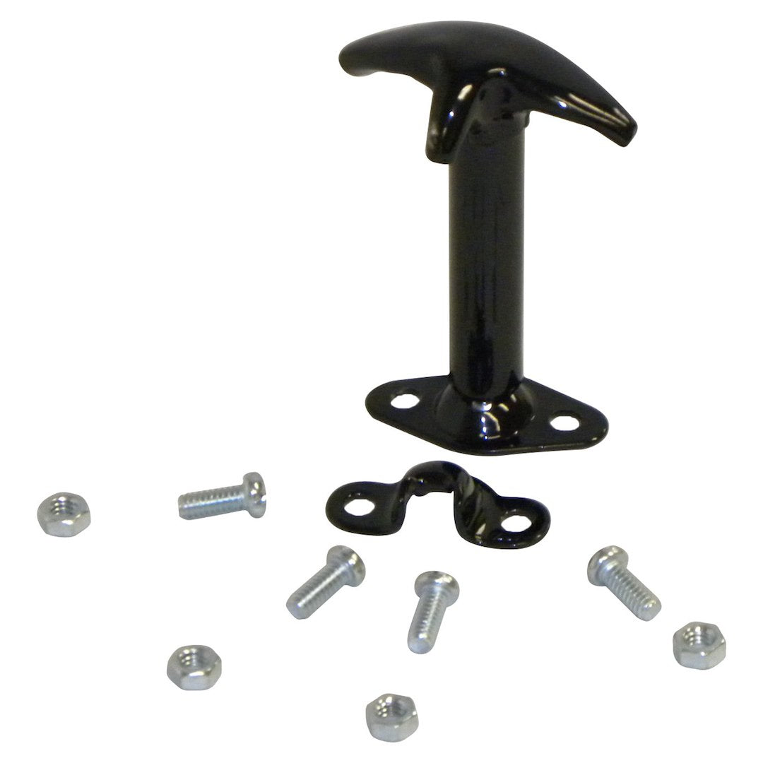Crown Automotive HC2 Black CJ Hood Catch Kit - image 1
