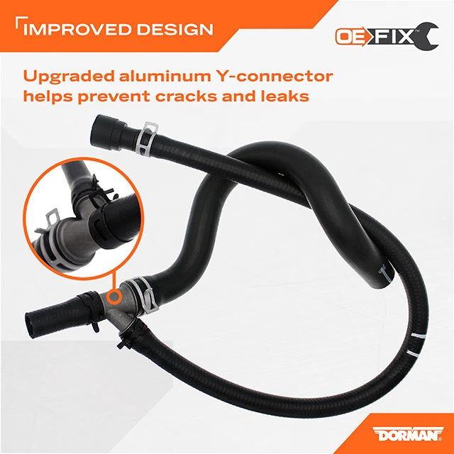 Dorman (OE Solutions) 626683 Black EPDM Engine Heater Hose - image 6