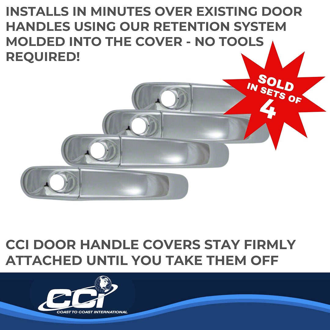Coast To Coast DH68562B Chrome Escape Lever Covers - image 3