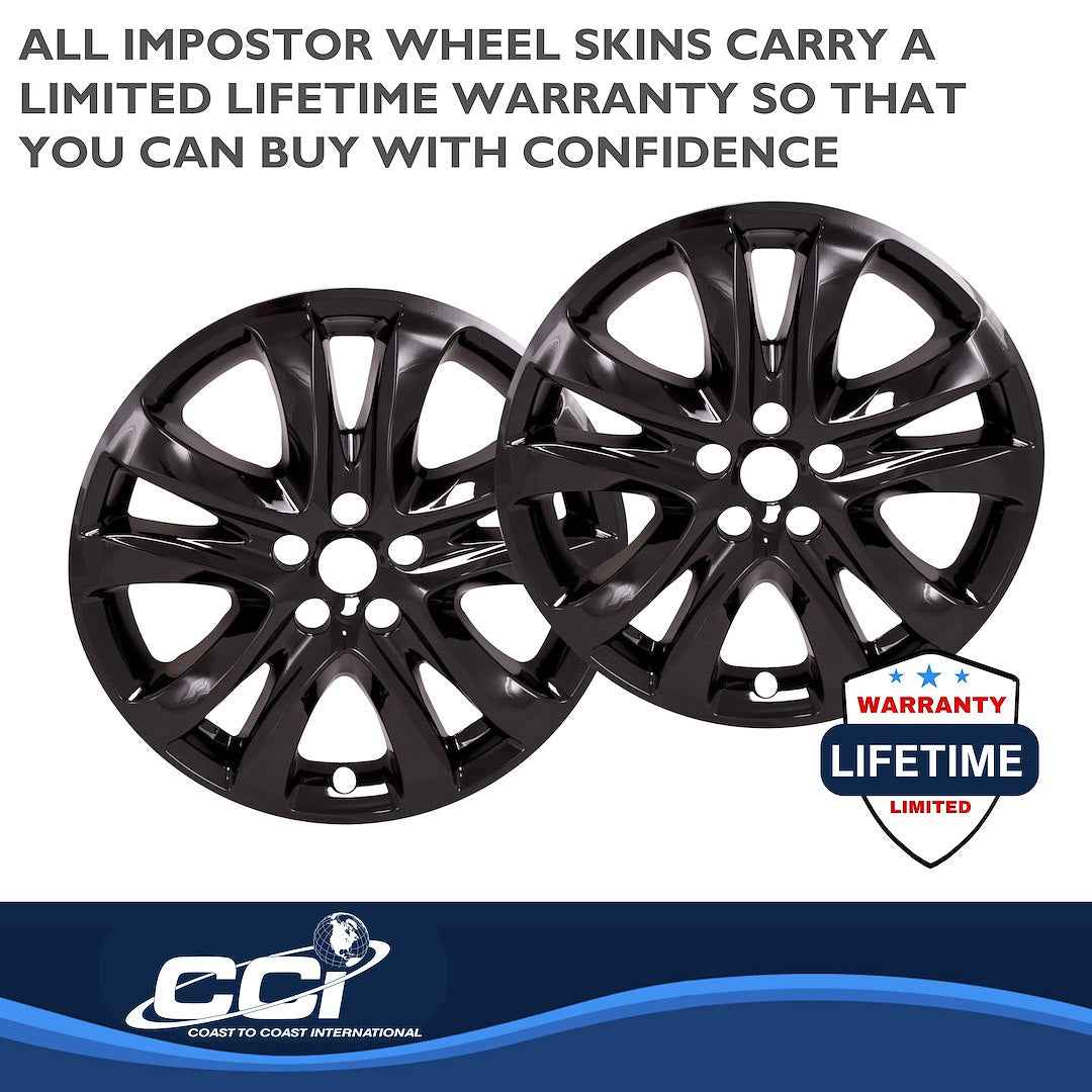 Coast To Coast IMP472BLK Mazda6 Black 19-Inch Wheel Skins
