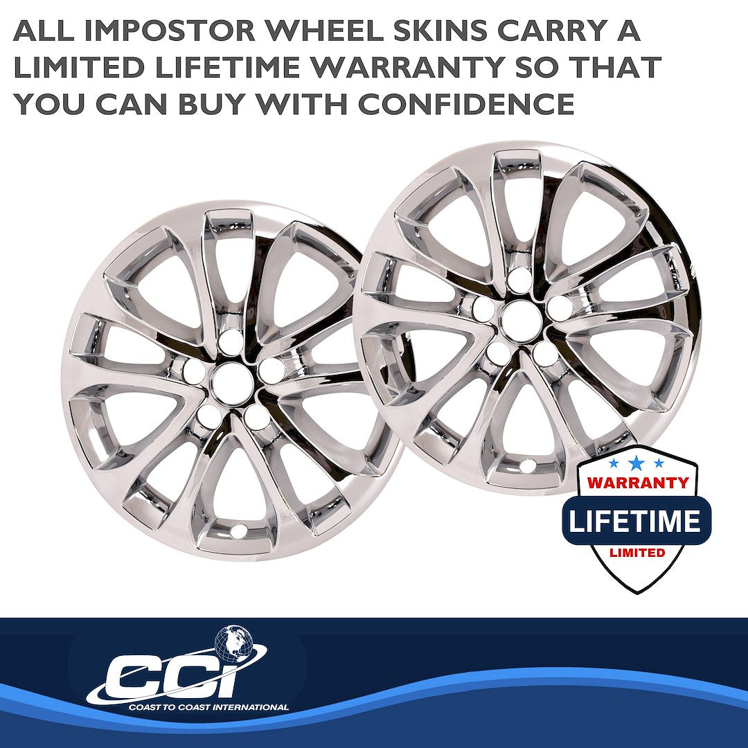 Coast To Coast IMP471X Fusion Chrome 17-Inch Wheel Skins - image 3