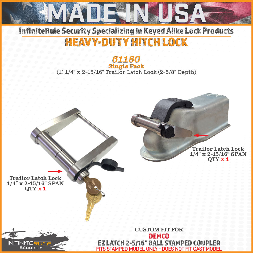 Infiniterule 61180-S Trailer Hitch Lock - image 2
