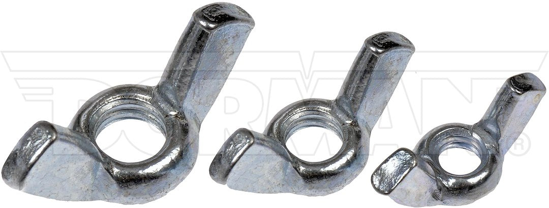 Dorman 784-801d Steel Wing Nut Assortment, 6-Pack - image 1