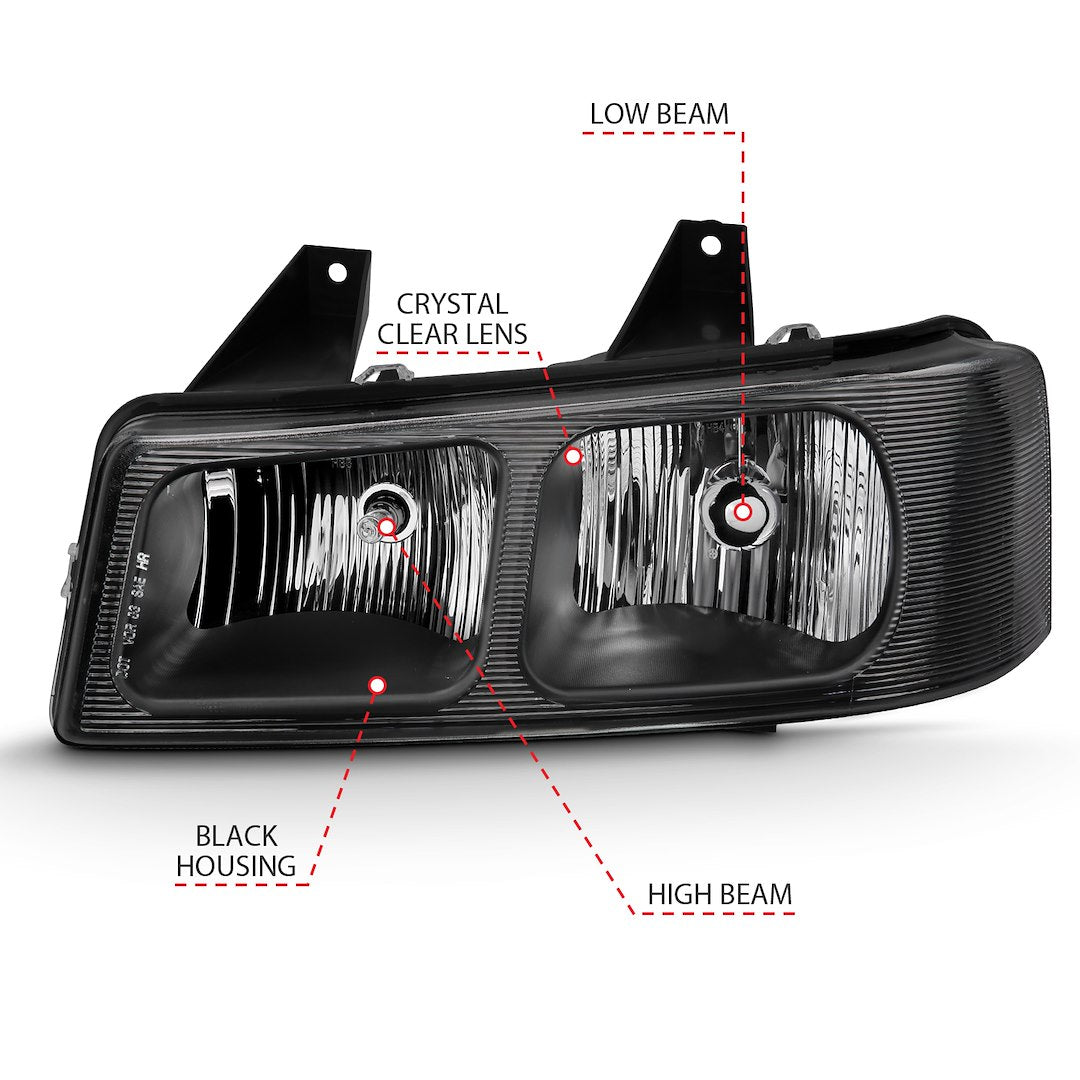 ANZO USA Reflector Beam Halogen Sealed Beam Headlight Assembly 111474 - image 3