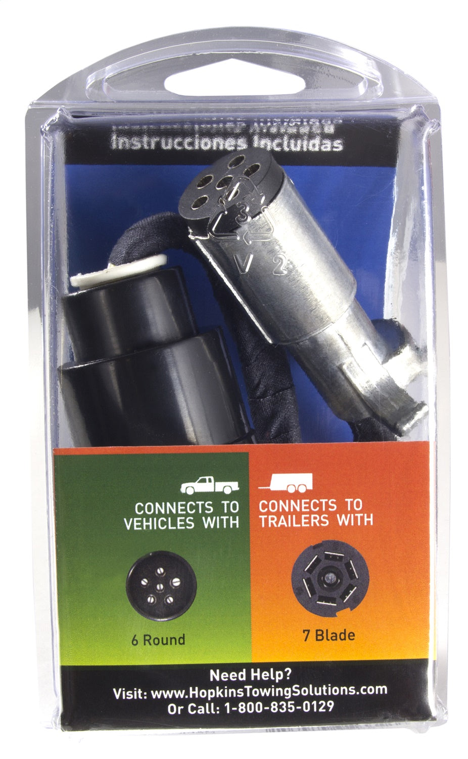 Hopkins Mfg 47435b Trailer Wiring Connector Adapter - image 3